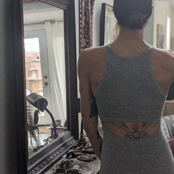 Wilfred grey dress with back cut out. - Picture 3 of 4